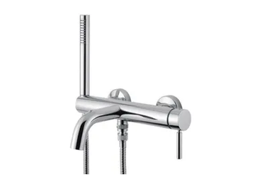 TOKYO - External single handle steel bathtub set with hand shower by Gaia Mobili - view 2